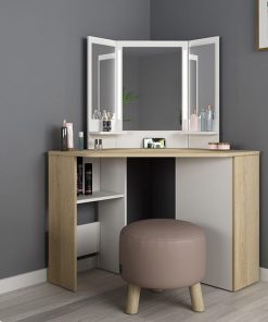 Coiffeuse d&rsquo;Angle Chic avec LED