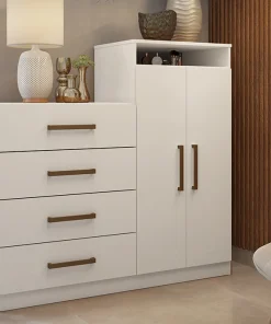 Commode 4 Tiroirs 2 portes Aurea