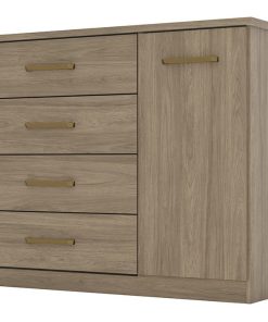 Commode 4 Tiroirs 1 Porte