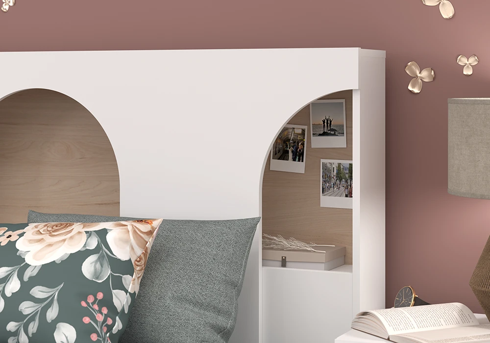 Lit 140x190cm (Chambre à Coucher Adulte Majorque) – Image 2