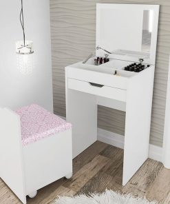 Coiffeuse 1 Porte avec Pouf